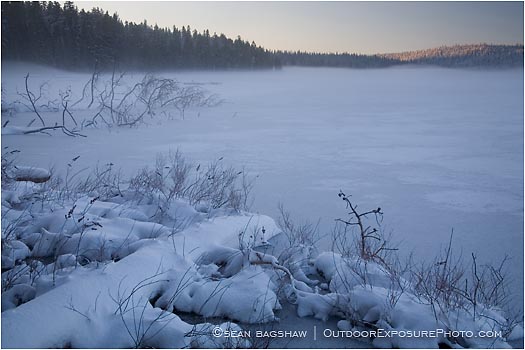 Royalty Free Stock Photo: Frozen Lake
