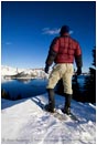 Royalty Free Stock Photo: Snowshoeing 4