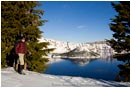 Royalty Free Stock Photo: Snowshoeing 6