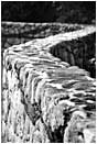 Royalty Free Stock Photo: Rock Wall Black And White