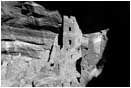 Print: Square Tower House Black And White