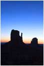 Rights Managed Stock Photo: Sunrise behind the Mittens