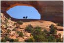 Rights Managed Stock Photo: Riders in Wilson Arch