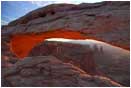 Royalty Free Stock Photo: Mesa Arch Sunrise Glow