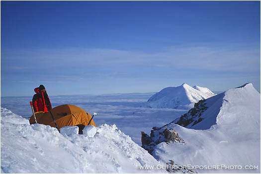 Print: West Buttress Camp