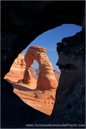 Print: Delicate Arch through Frame Arch