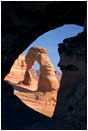 Print: Delicate Arch through Frame Arch