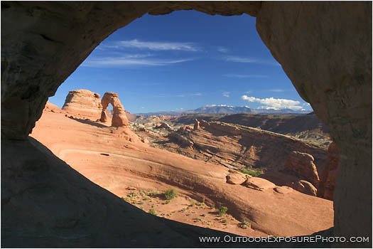 Royalty Free Stock Photo: Delicate Arch through Frame Arch II