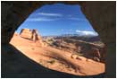 Delicate Arch through Frame Arch II Stock Image