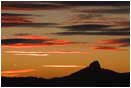Rights Managed Stock Photo: Pilot Rock Sunrise