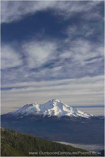 Royalty Free Stock Photo: Mt. Shasta, November