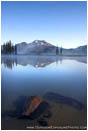 Royalty Free Stock Photo: Mist rising from Sparks Lake