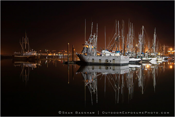 Perfect Calm Print Newport Harbor, Oregon