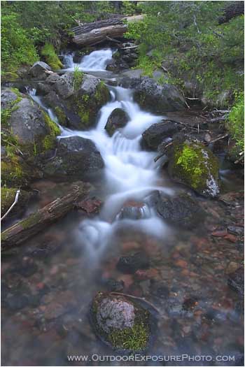 Goodbye Creek Stock Image, Crater Lake National Park, Oregon Goodbye Creek Stock Image, Crater Lake National Park, Oregon