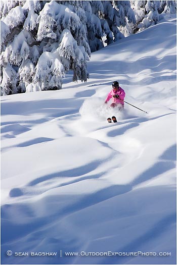 Winter Sanctuary Stock Image, Mt. Ashland, Oregon Winter Sanctuary Stock Image, Mt. Ashland, Oregon