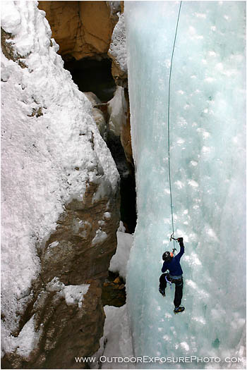 Ice Park I Stock Image, Ouray, Colorado Ice Park I Stock Image, Ouray, Colorado