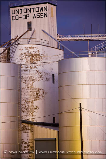 Wheat Silos at Sunset 2 Stock Image Palouse, Washington Wheat Silos at Sunset 2 Stock Image Palouse, Washington
