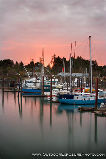 Bandon Harbor Sunrise Stock Image, Bandon, Oregon Bandon Harbor Sunrise Stock Image, Bandon, Oregon