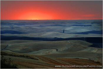 Snow Bound Stock Image, Palouse Region, Washington Snow Bound Stock Image, Palouse Region, Washington