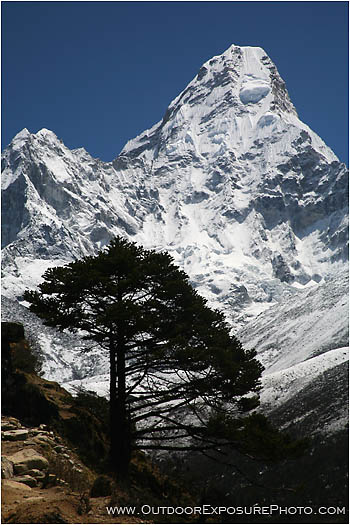 Ama Dablam Stock Image, Mt. Everest Region, Nepal Ama Dablam Stock Image, Mt. Everest Region, Nepal