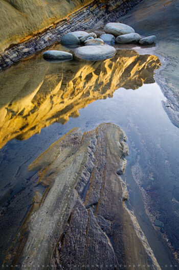 Study of Rock, Water and Light Print, Oregon Coast Study of Rock, Water and Light Print, Oregon Coast