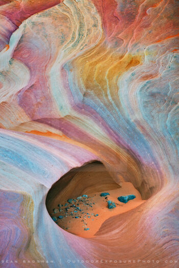Color Wash Print, Valley Of Fire, Nevada Color Wash Print, Valley Of Fire, Nevada