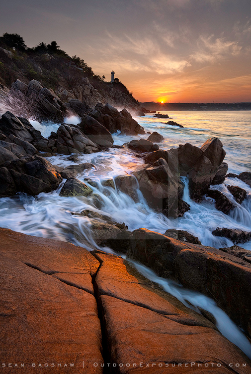 Copper Coast Print, Puerto Escondido, Mexico Copper Coast Print, Puerto Escondido, Mexico