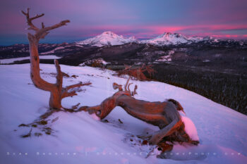 Early Winter Print, Three Sisters, Oregon Early Winter Print, Three Sisters, Oregon