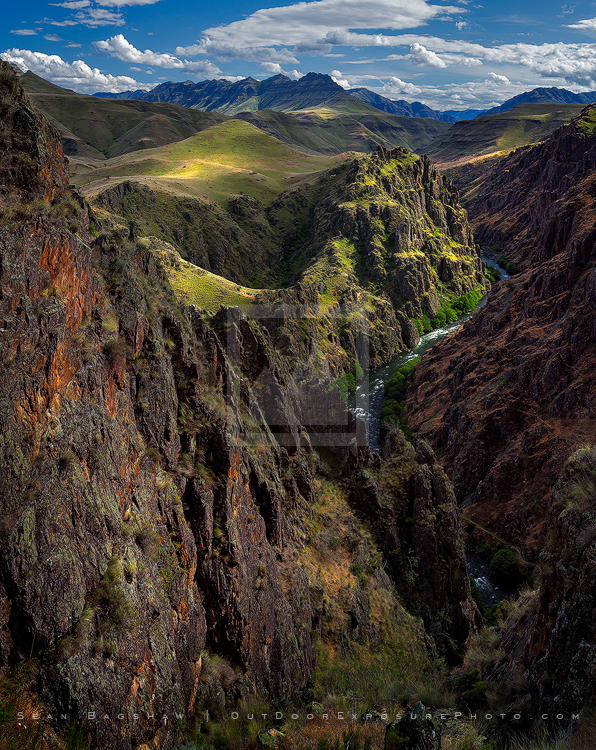 Gates of Imnaha Print, Imnaha River Canyon, Oregon Gates of Imnaha Print, Imnaha River Canyon, Oregon