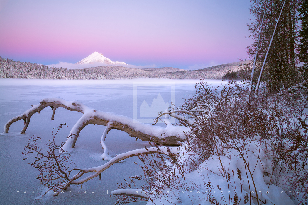 Mt. McLoughlin and Lake Of The Woods at Dawn Print, Ashland, Oregon Mt. McLoughlin and Lake Of The Woods at Dawn Print, Ashland, Oregon