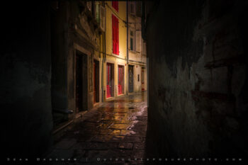 Piran Alley Print, Piran, Slovenia Piran Alley Print, Piran, Slovenia
