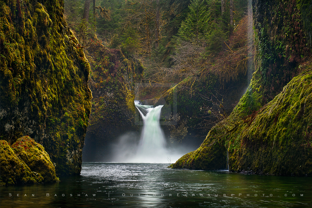 Punch Bowl Falls Print, Columbia Gorge, Oregon Punch Bowl Falls Print, Columbia Gorge, Oregon