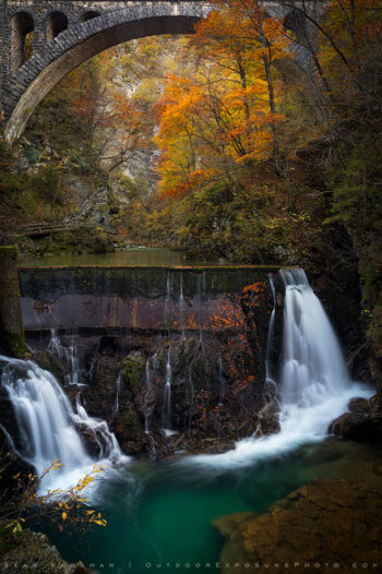 Dam and Trestle Print, Slovenia Dam and Trestle Print, Slovenia