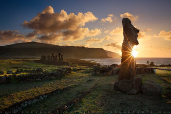 Tongariki Print, Easter Island, Chile Tongariki Print, Easter Island, Chile