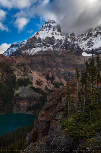 Mount Huber, Lake O’hara stock image, Yoho National Park, british columbia Mount Huber, Lake O’hara stock image, Yoho National Park, british columbia