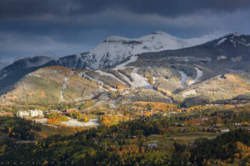 early winter stock image, telluride, colorado early winter stock image, telluride, colorado