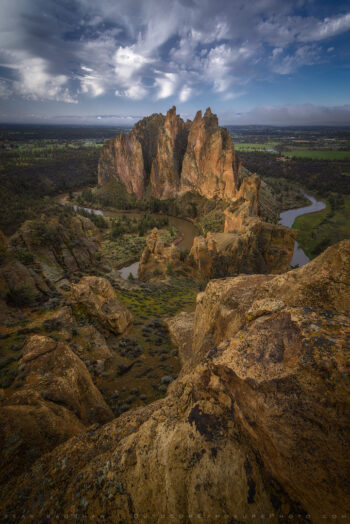 Around The Bend Print, Oregon Around The Bend Print, Oregon